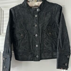 Vintage Anthropologie! Crop Denim Jacket